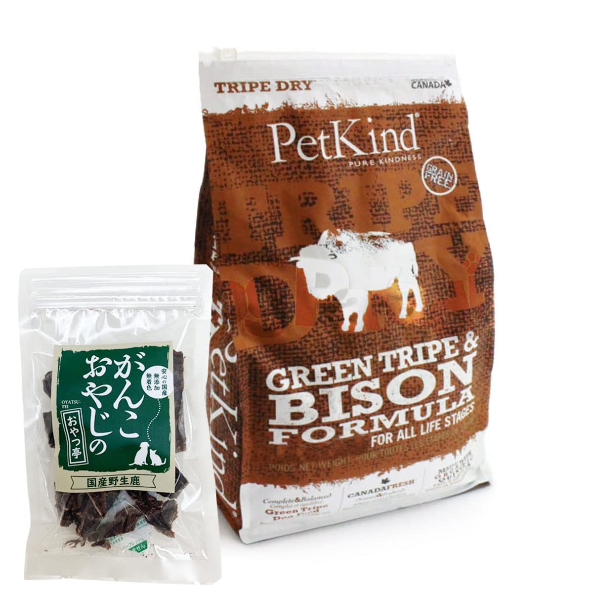 ○PetKind あたたか ペットカインド トライプドライ グリーントライプ 