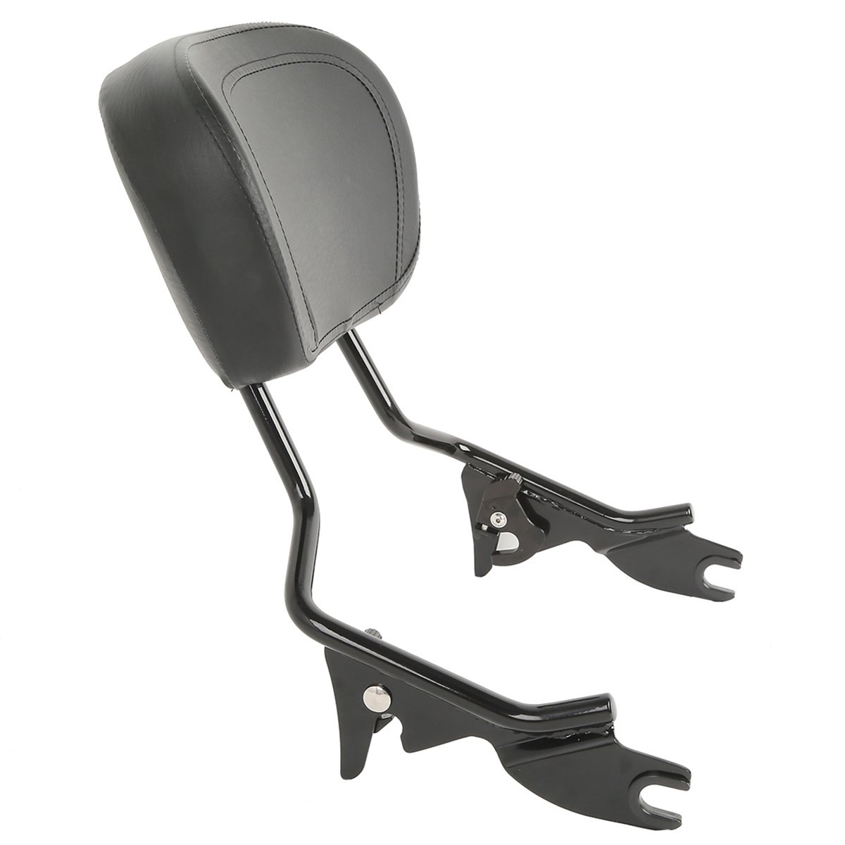 XMT-Motor Sissy Bar Amovible avec Coussinet de Dossier pour Harley Touring Road Glide FLTRX Electra Glide FLHT Road King FLHR Street Glide FLHX 2009 et ultérieurs