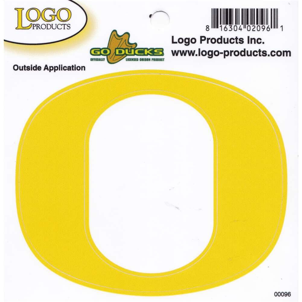 Oregon Ducks Logo Decal - Yellow - 4.5" x 3.5 ...