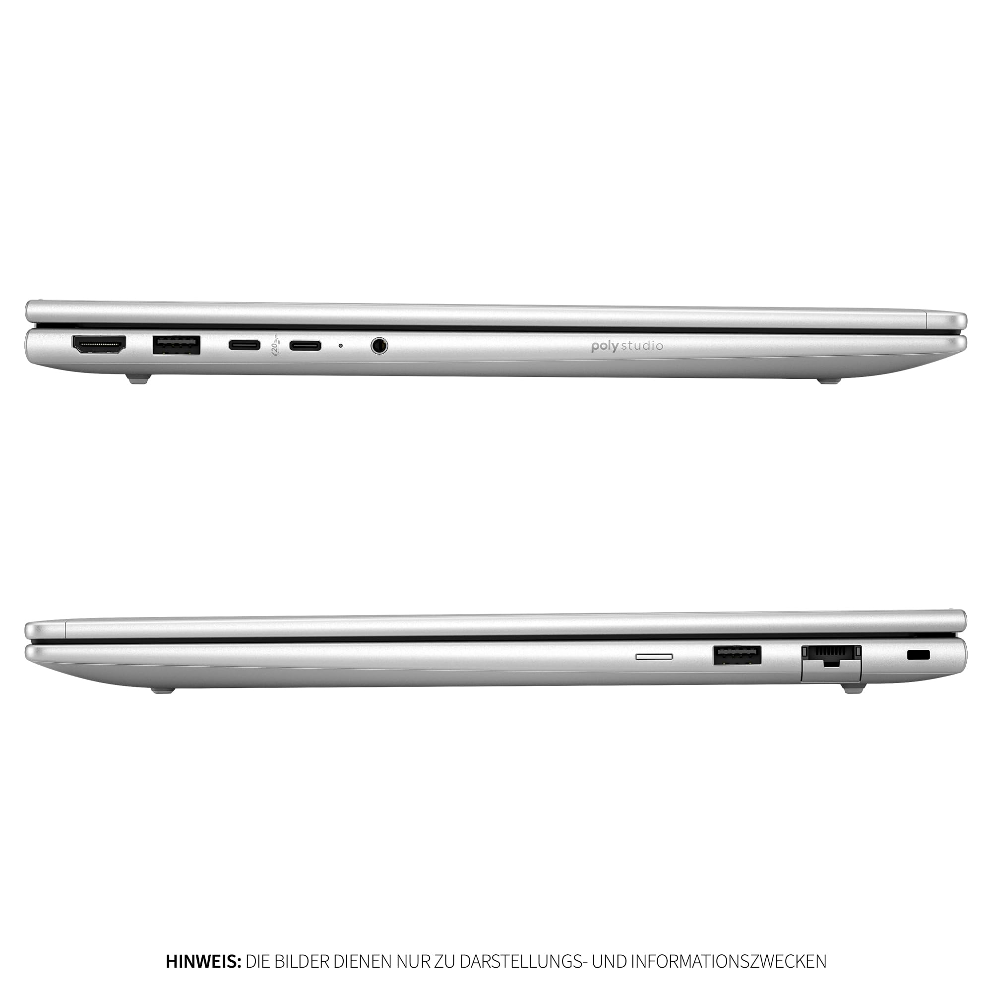 HP ProBook 4 G1i AI Business Laptop, Intel Core Ultra 5 225U, 16 GB DDR5 RAM, 512 GB SSD, 16" WUXGA IPS (1920x1200), Fingerprint, Deutsches Tastatur Layout, Windows 11 Pro, Silber