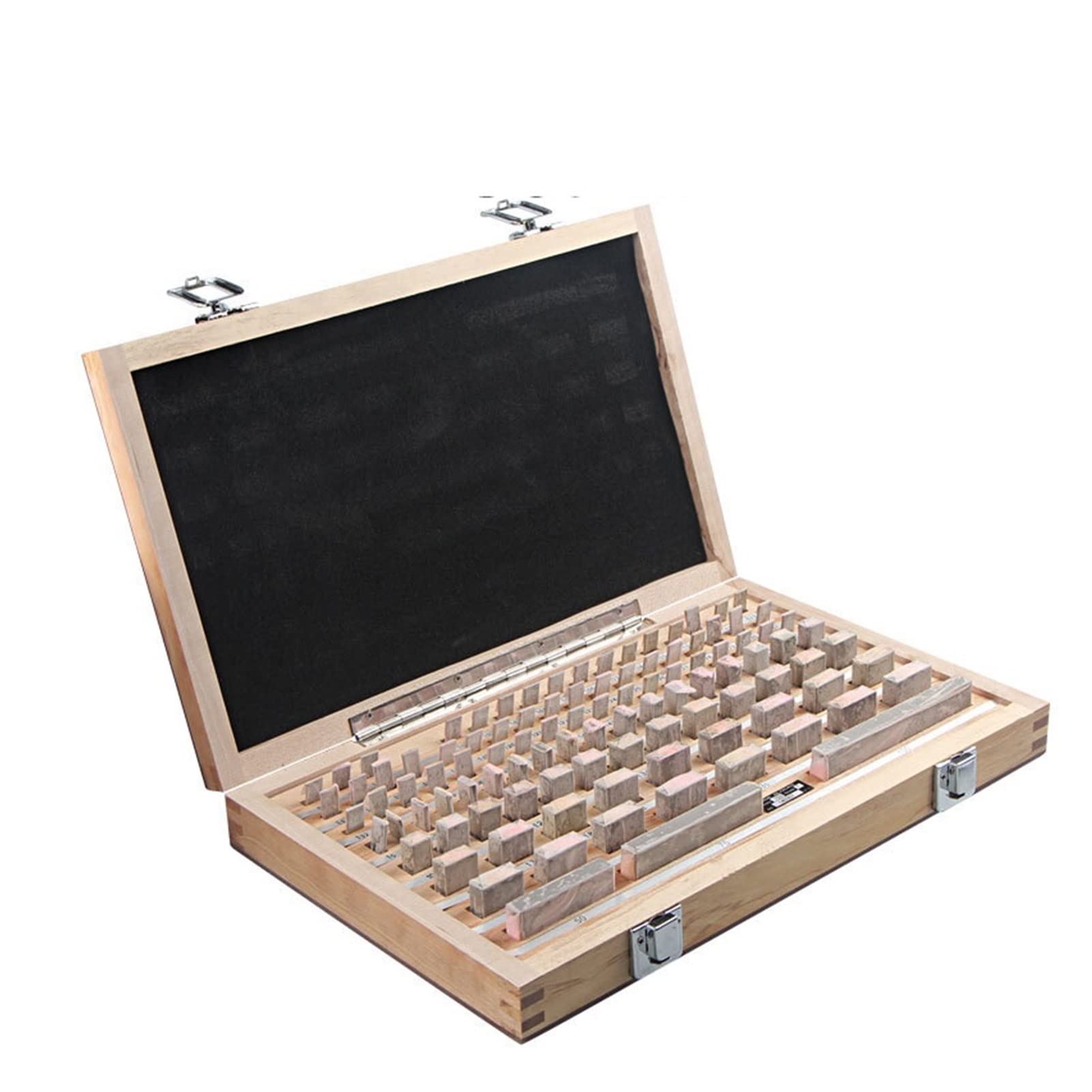 CVFRDD Gauge Block Set Block Gauge 103Pcs/Set 1 Grade 0 Caliper Inspection Measurement Instruments(1 grade)