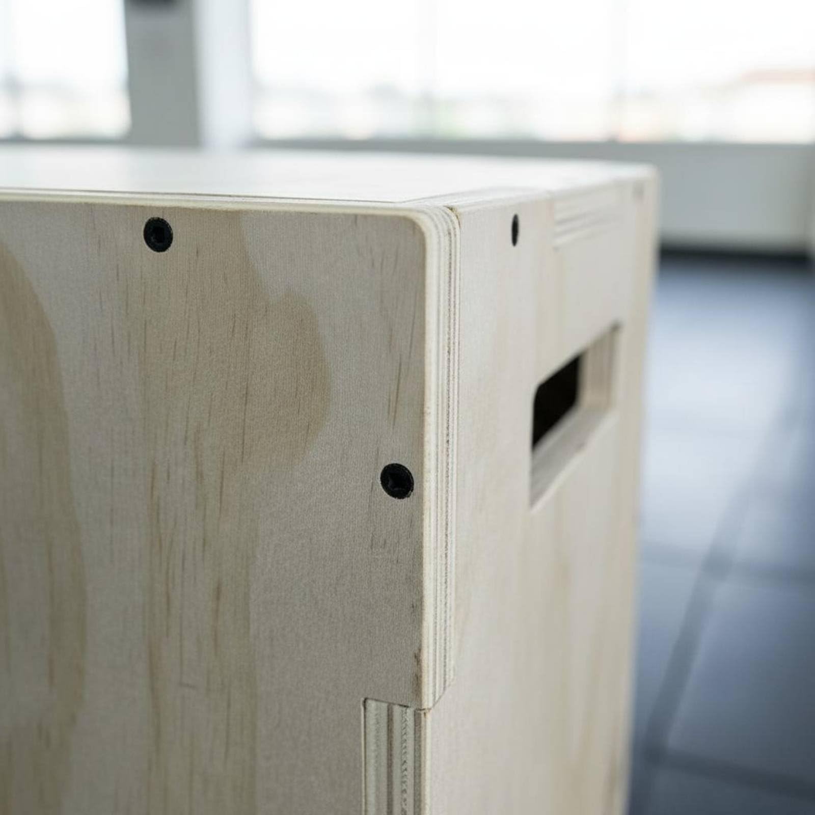 Box Pliometrico 3 Altezze Robusto Piattaforma da Salto in Legno Superficie Stabile Cubo Allenamento Legno per Atleti, Principianti, Palestra, Home Gym