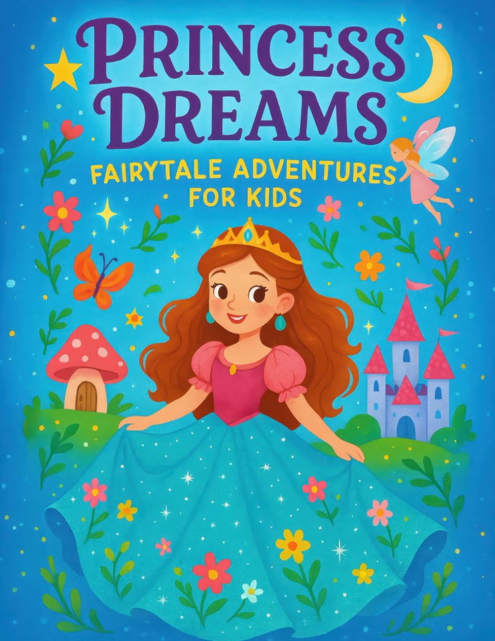 Princess Dreams Coloring Book | Magical Fairytale Fantasy Coloring Pages for Kids