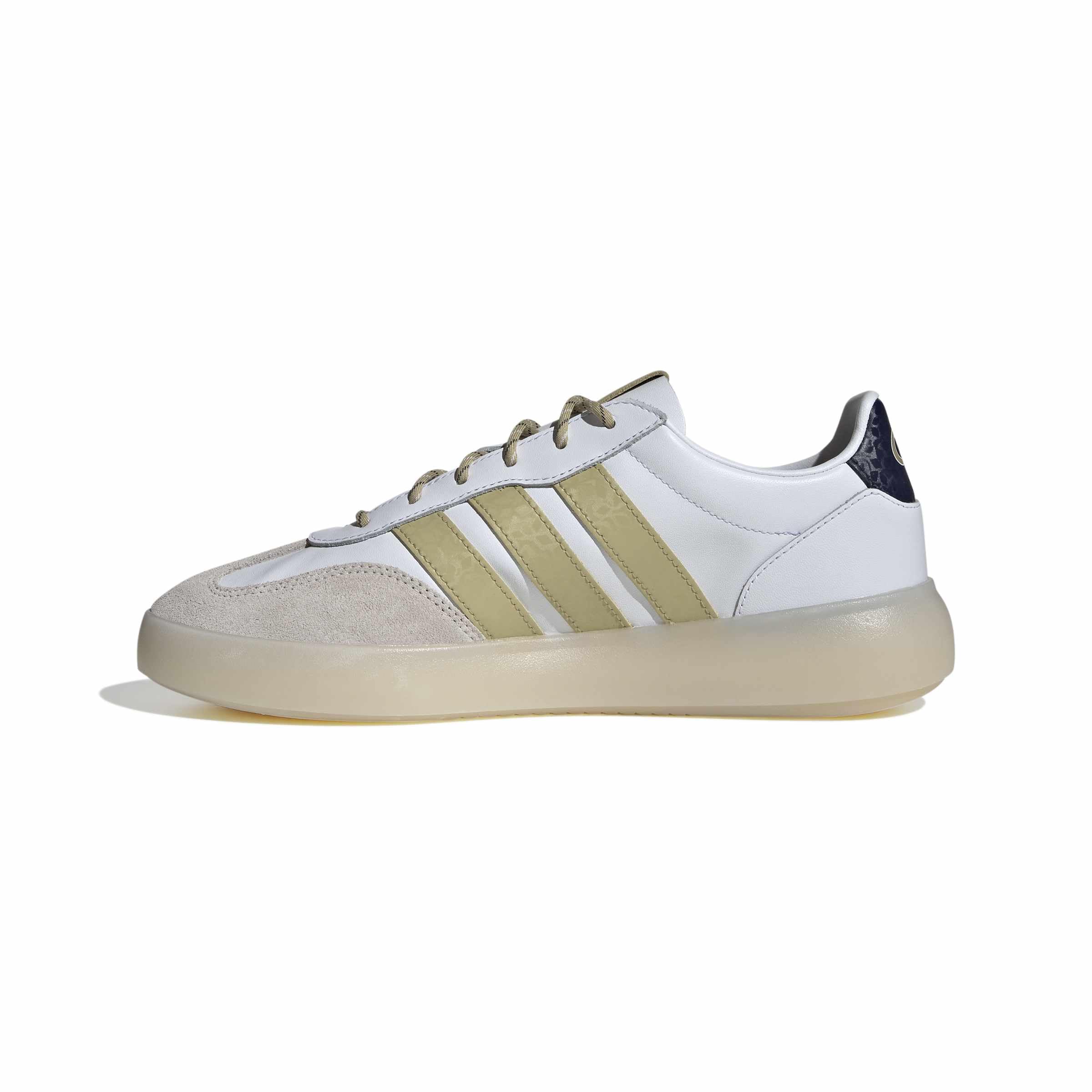 adidas Men's NCAA Team Barreda Decode, White/Team Sand/Collegiate Navy/Georgia Technical University, 15