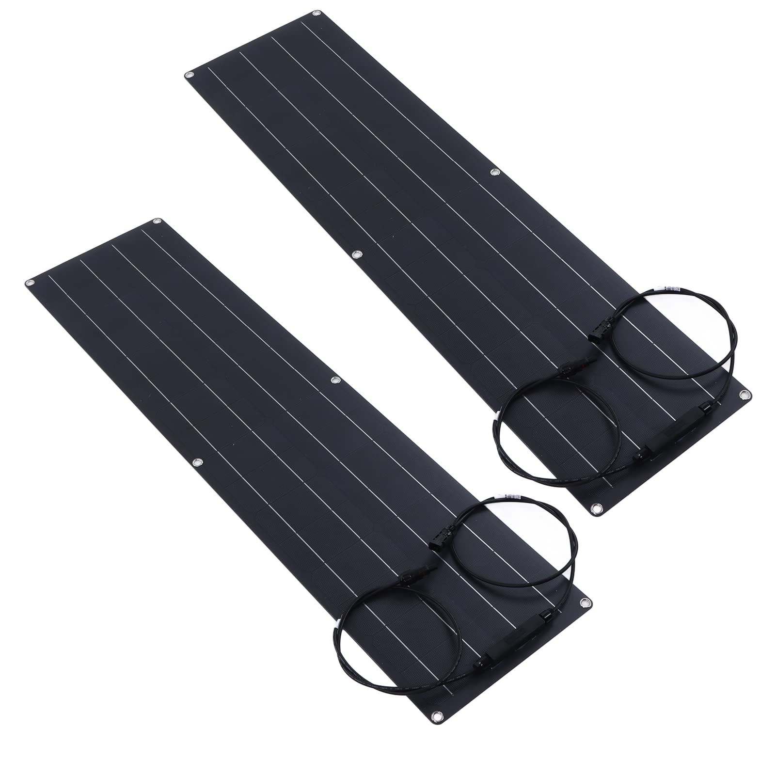 Oumefar Panel Solar Flexible de 100 W, Generación de Energía Fotovoltaica