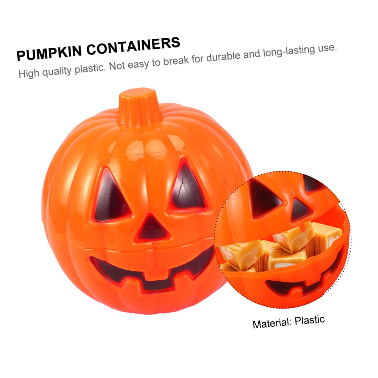 Ciieeo Stk Kleine Halloween-Kürbis-Requisiten Flipper Halloween-Boxen für Süßigkeiten grusel kleidung Spielzeuge - Aufbewahrungsbehälter für Kürbisse