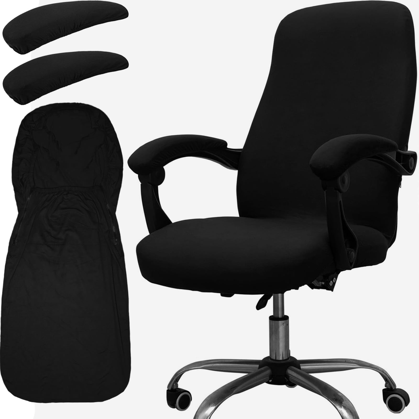 Melaluxe Office Chair Cover with Arm Covers