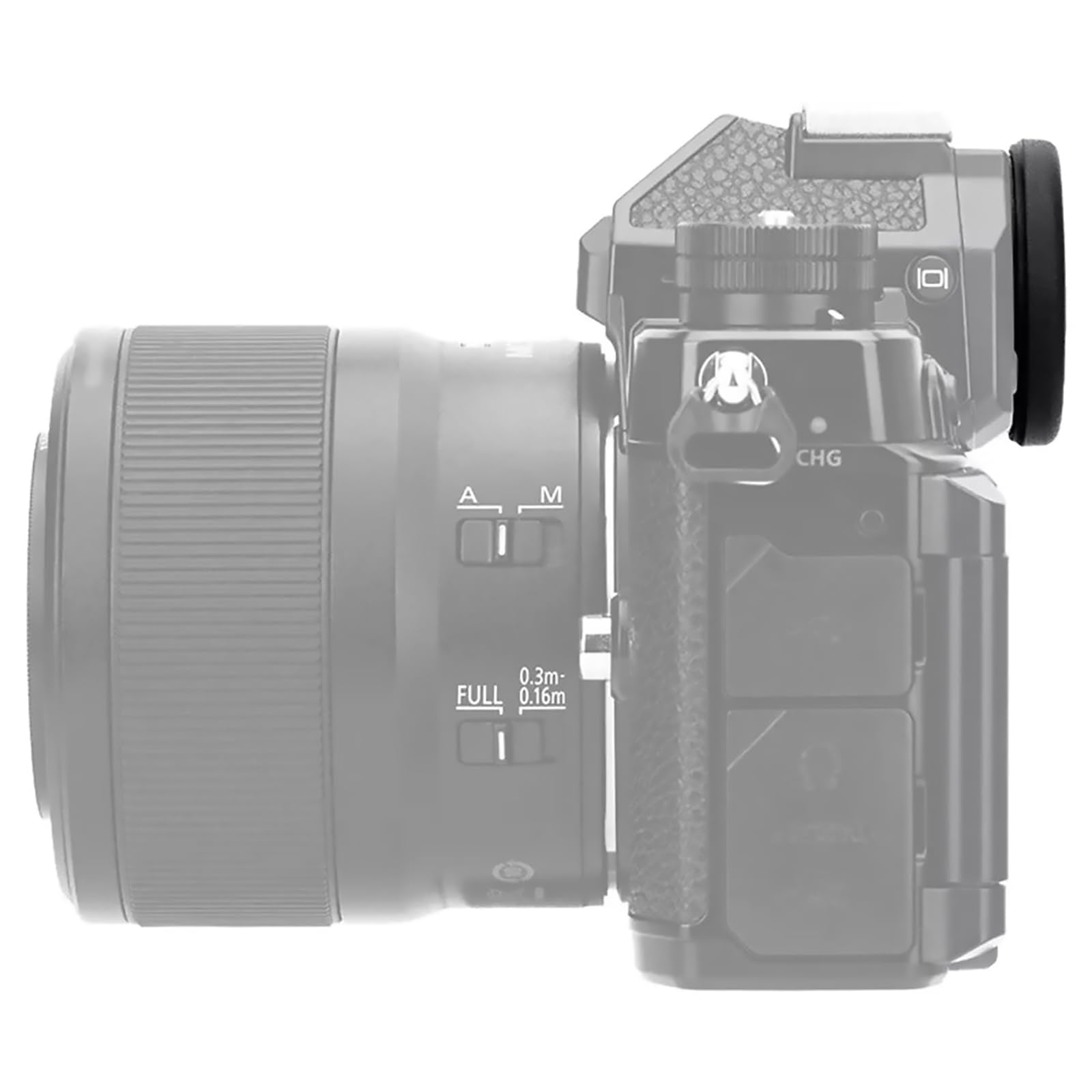 2Pcs Soft Silicone Camera Viewfinder Eyecup Eyepiece for Nikon ZF Z9 Z8 Accessory Part