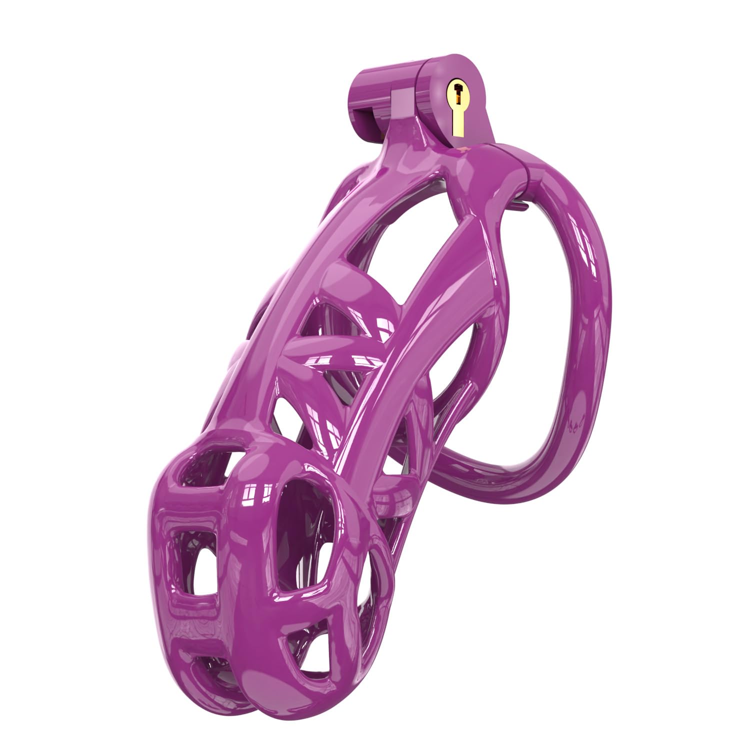 Cobra Purple Chastity Devices Extra Large Penis Cage Sissy Men XL Purple