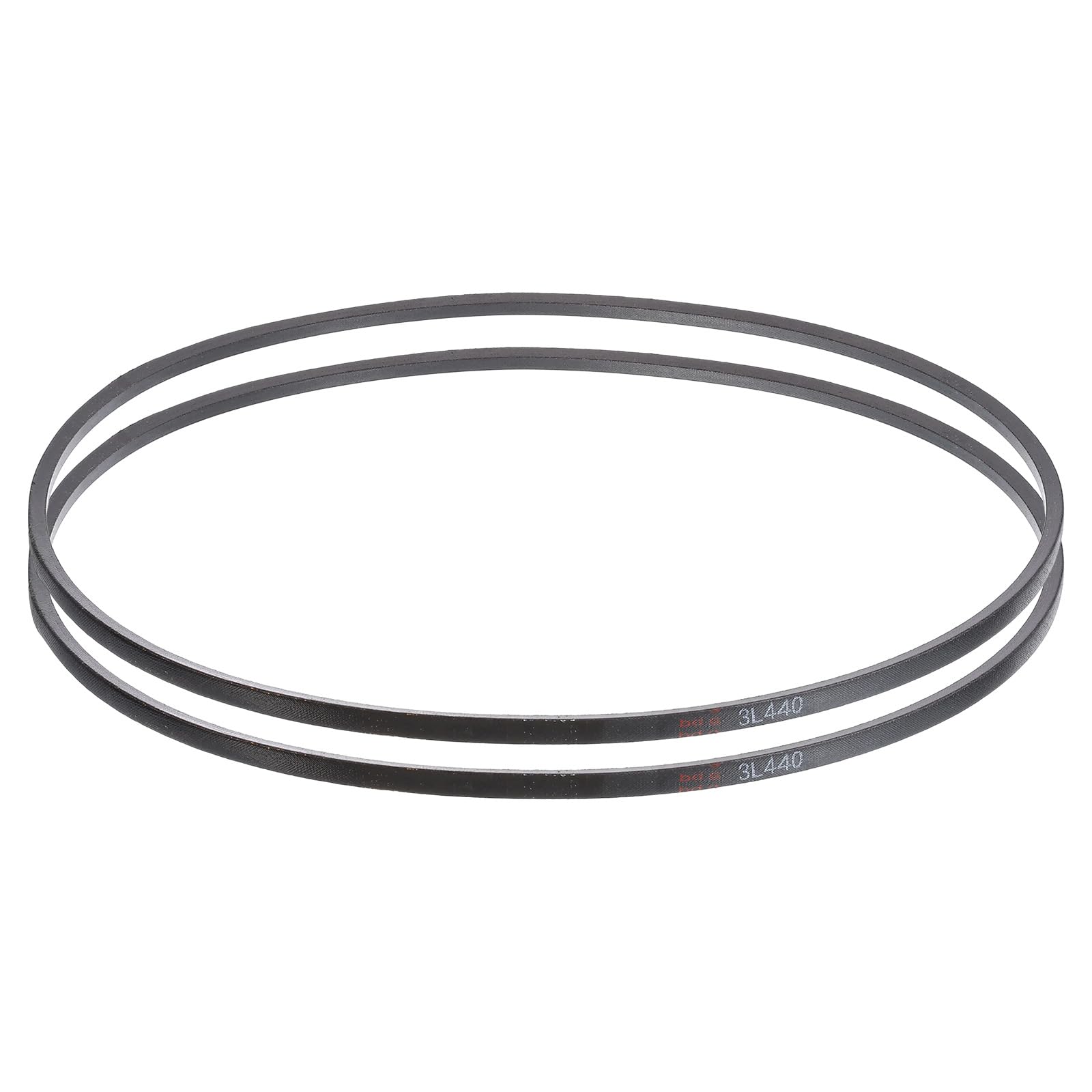 uxcell 3L240 Classic Wrapped Rubber V-Belt, 24"(610mm) Outside Circumference, 3L Profile V Belt 3/8" Width 7/32" Height — view 56