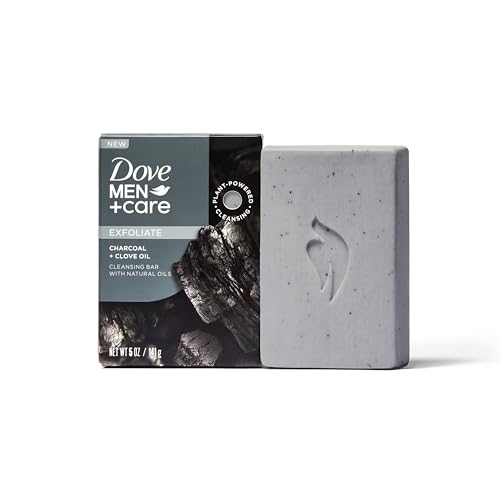 DOVE MEN + CARE Cleansing Bar Soap Charcoal + Clove Oil 4 Count to Rebuild Skin in the Shower, a 4in1 Hair, Body, Face & Shaving Bar with Plant-Based Cleanser and Natural Oils 5 oz - image 7