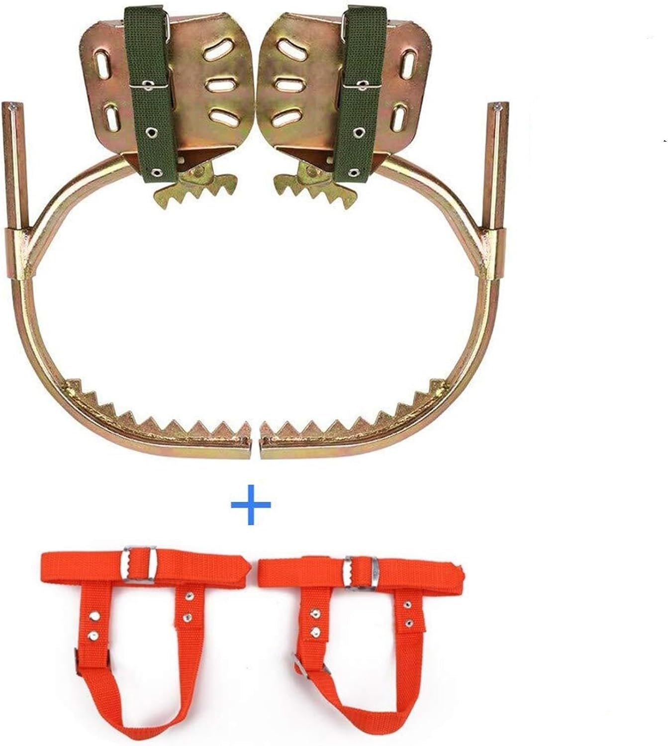 Stainless Steel Safety Pole Climbing Spikes - Anti-Skid Tree Climbing Gear for Hunting & Observation - Durable Climbing Tools (Model 400)