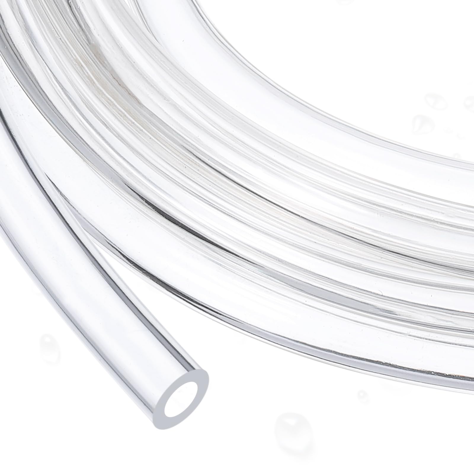 QUARKZMAN Silikonschlauch 7mm ID x 12mm OD (2 Meter) - Gummischlauch Bierschlauch flexibel, lebensmitteltauglich & transparent für Trinkwasser, Haushalt und Industrie