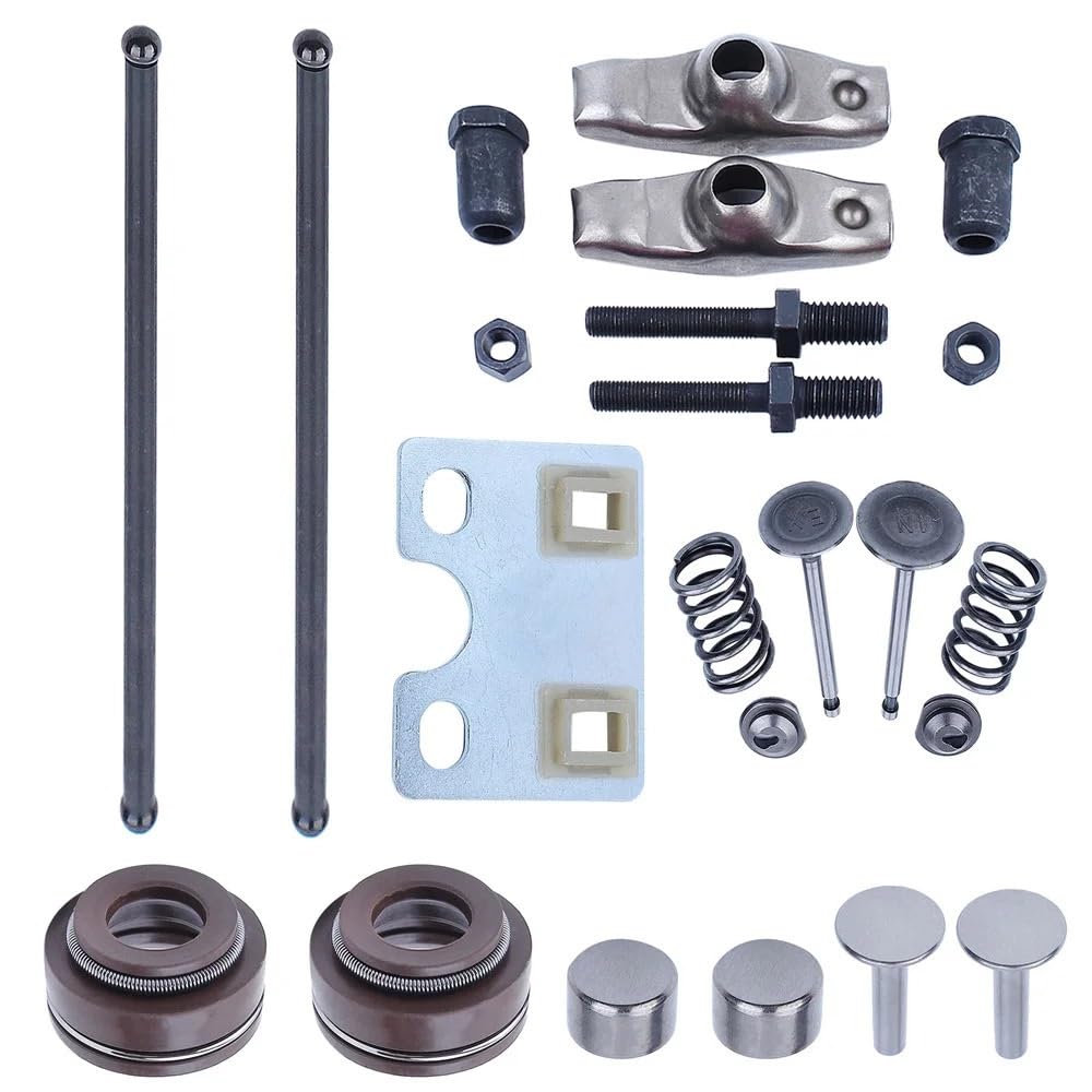23 Piezas de Varilla de Empuje for válvula de Motor de generador GX340 GX390 188F 5KW, Sello de vástago Elevador de válvula, Kit de válvula rotadora, Repuesto de Piezas de cortacésped