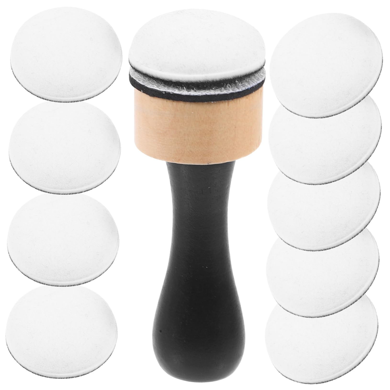 NUOBESTY 5sets Spugne Per Pittura Con Manico Spugne Decorative Per Attività Creative Per Adulti Strumenti Per Arte Fai Da Te e Attività Educative