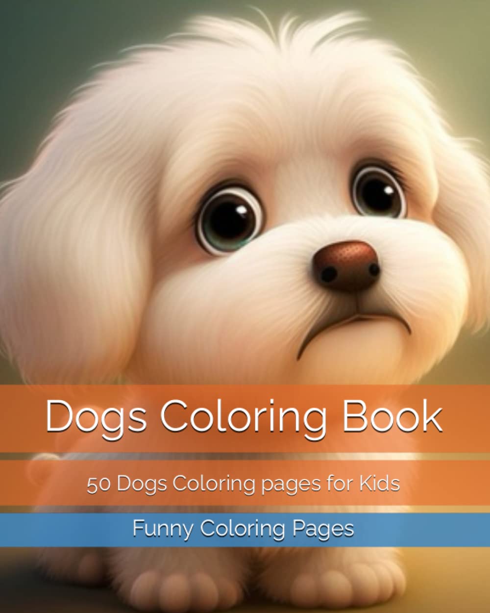 Dogs Coloring Book : 50 Dogs Coloring pages for Kids