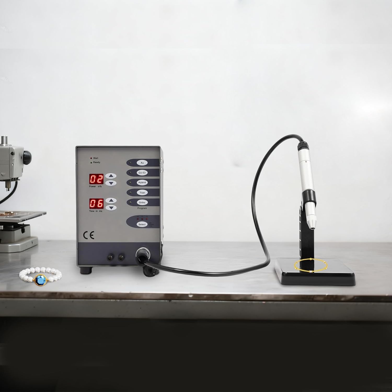 Automatic CNC Spot Welding Machine, 110V 60Hz Jewelry Welder Kit Spot Welding Machine Equipment, for DIY Jewelry Repair, Hardware Workpiece Welding, Pure Gold Welding