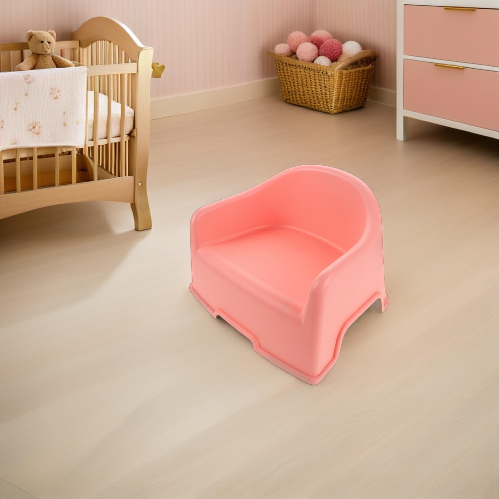 TOYANDONA Taburete de Baño para Pequeños 3 Piezas Taburete de Plástico Grueso Antideslizante Reposapiés Multifuncional para Ducha Lavabo y Cambio de Zapatos Colores Rosa Azul Verde