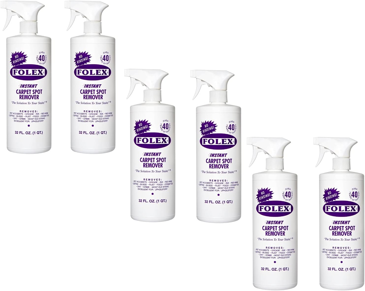 FOLEX Instant Carpet Spot Remover, 32oz : Health & Household