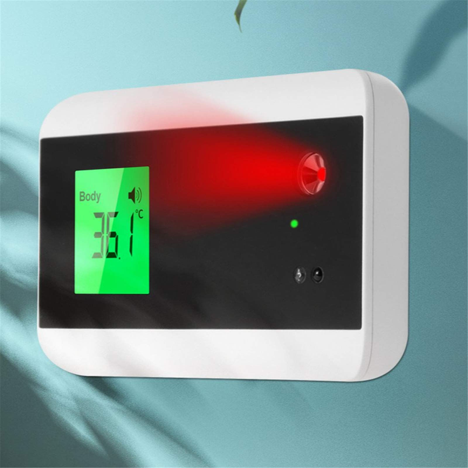 ZYC Medición de Temperatura infrarroja sin Contacto Medidor de Temperatura infrarrojo Corporal Bluetooth montado en la Pared Temperatura de la Oficina en el hogar