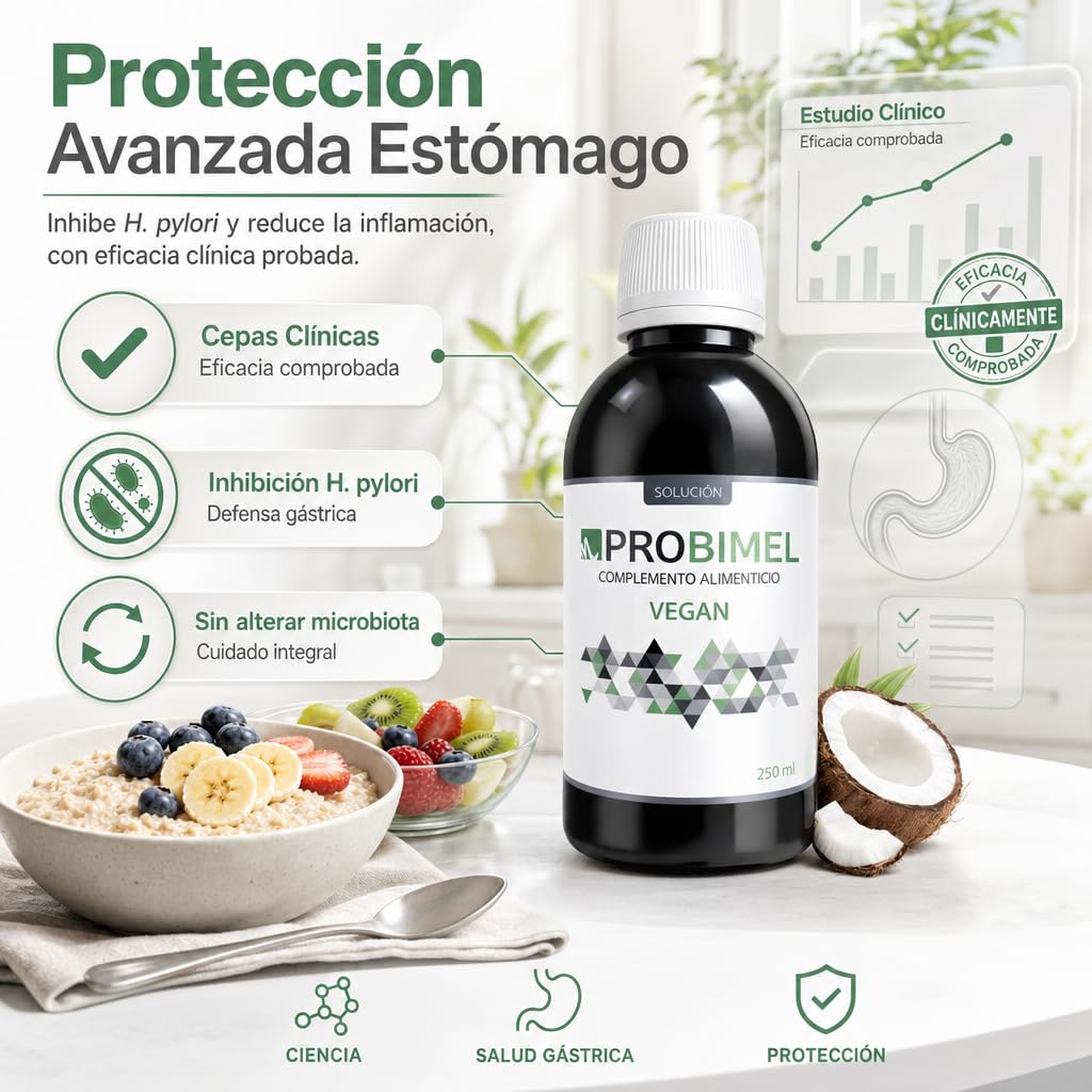 Probióticos y Prebióticos Intestinales Veganos para la Salud Digestiva - Probióticos Hinchazón Abdominal contra SIBO, Gastritis, Colón Irritable - Probióticos Flora Intestinal
