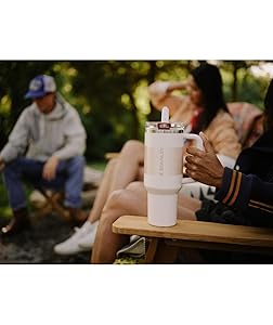 STANLEY Quencher ProTour Flip Straw Tumbler with Leakproof Lid | Built-In Straw & Handle | Cupholder Compatible for Travel | Insulated Stainless Steel Cup | BPA-Free