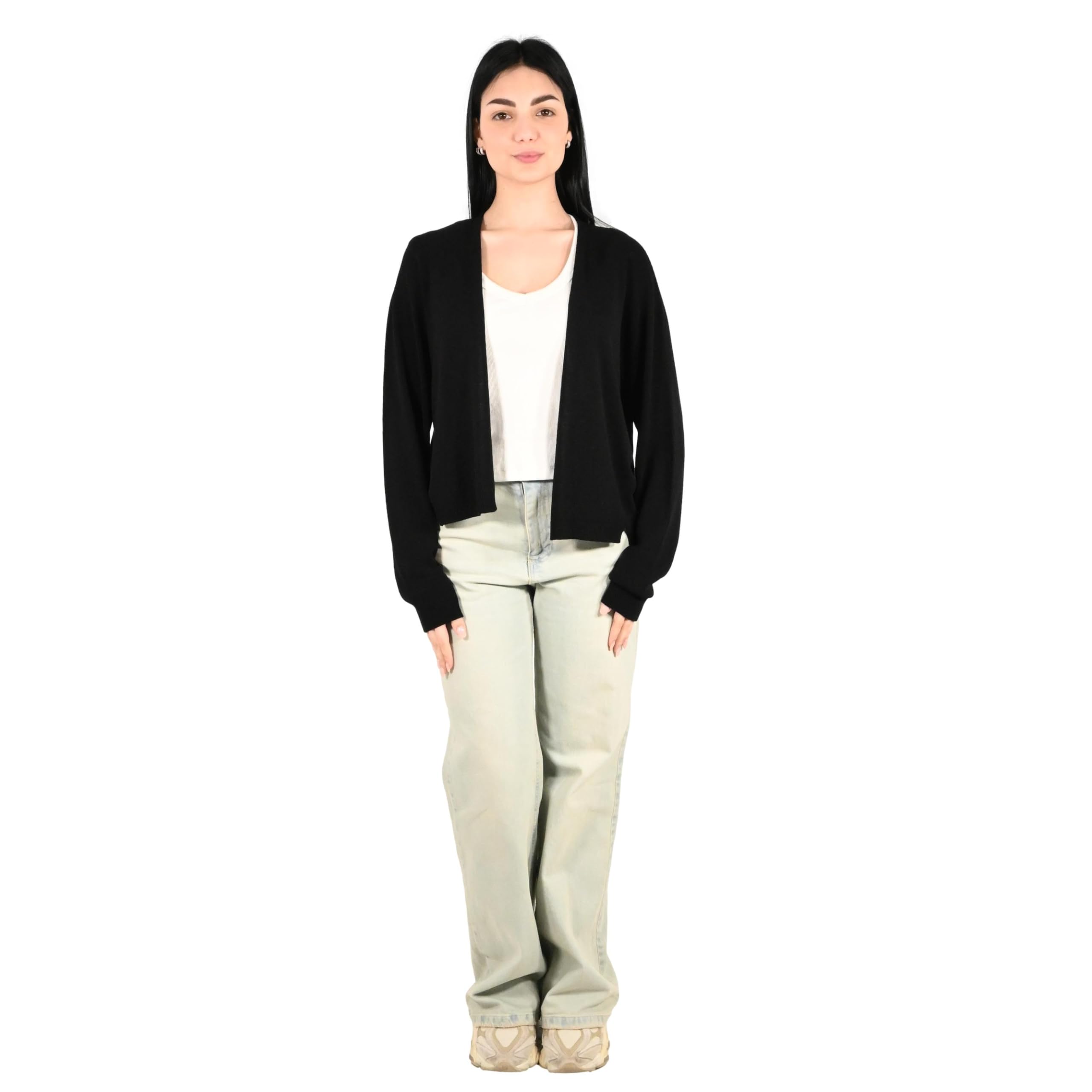 Kontatto cardigan donna nero 3M1525C
