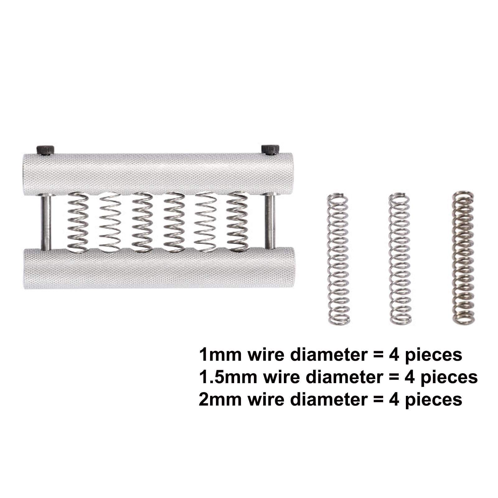 Agarre de mano de aluminio moleteado, ejercitador de agarre ajustable, ejercitador de mano, marco de aleación de aluminio 6061, resistencia libremente combinable, mango de patrón de rejilla