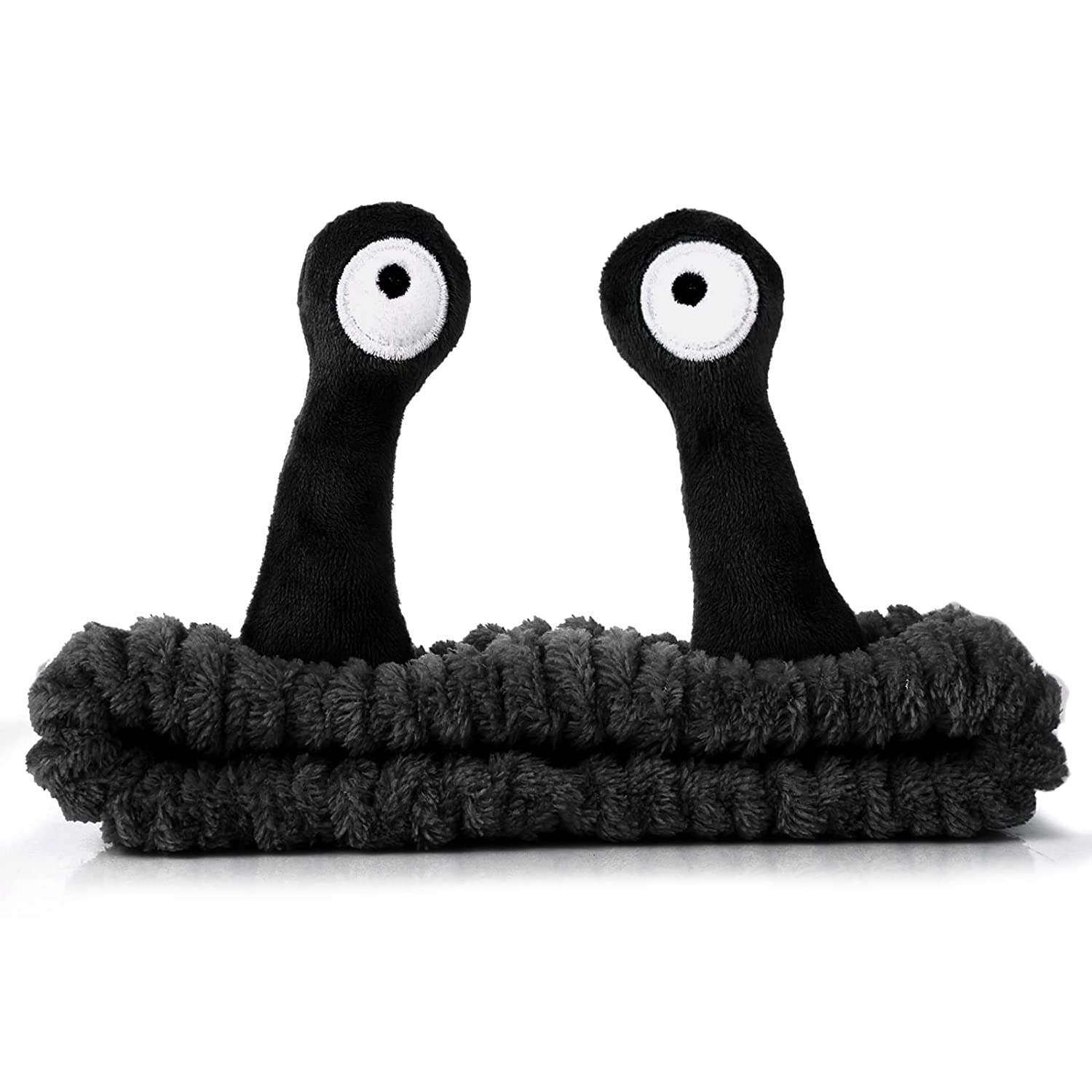 Face Wash Headband, Snail Spa Hair Bands Makeup Headbands Women Cartoon Cute Coral Fleece Elastic Headband Creative Hair Accessories For Spa Exercise Fix Hair