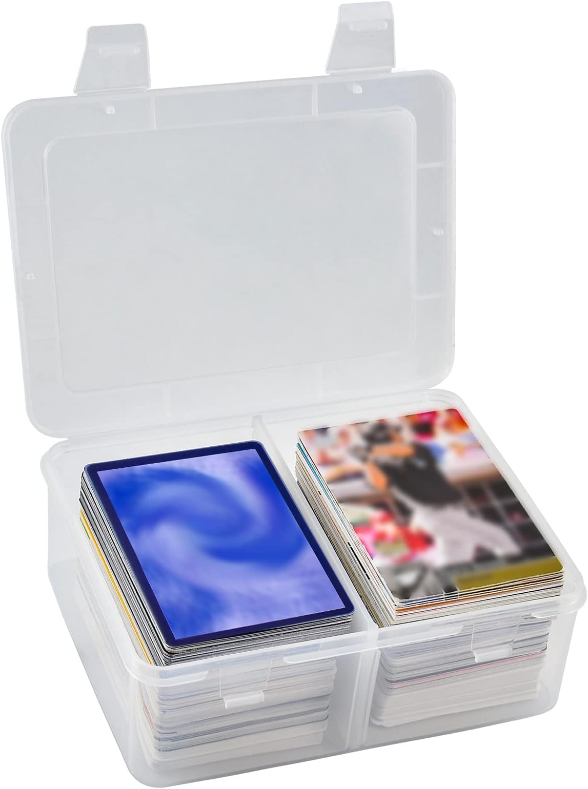 Card Case Holder Compatible with Baseball Football Sports Game, Trading Cards Storage Also for PM TCG/for MTG/for C.A.H/for Topps Display Collector Organizer(Box Only)