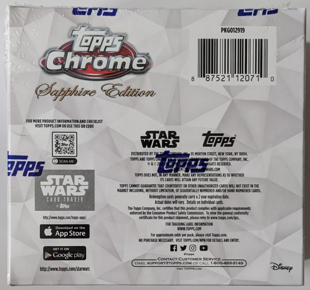 Amazon.com: 2023 Topps Chrome Sapphire Star Wars Return of the