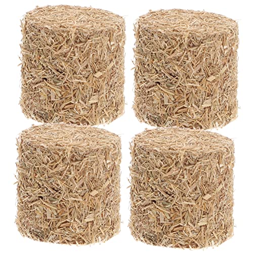TOYANDONA Miniatur Heuballen Deko Künstliche Heuschober Für DIY Bauernhof Szenen Simulierte Landschaftsdekoration Ideal Für Garten Und Bastelprojekte