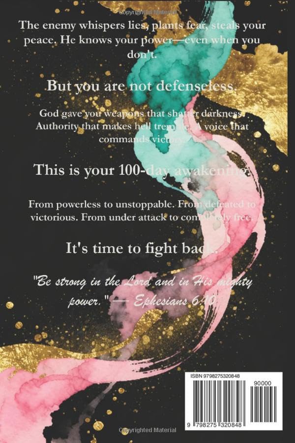 Spiritual Warfare Prayers: 100 Days for Christian Women - A Journey of Faith, Victory, and Transformation Paperback – November 20, 2025 - Image 3