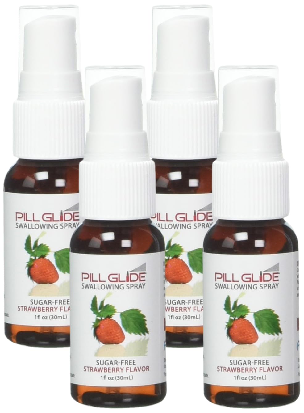 Spray - Strawberry Flavor 1oz (Pack of 4)