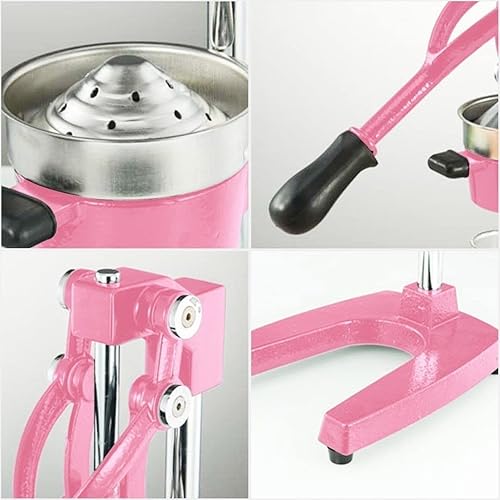 Miniatura 4 de SOGA Exprimidor manual comercial Exprimidor Extractor de jugo Exprimidor Naranja Citrus Pink
