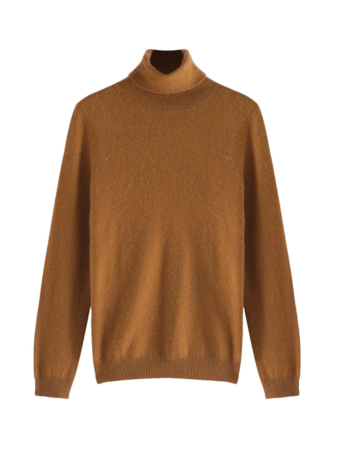 Jerseys De Punto De Cachemira para Mujer, Suéter Suave Y Cálido con Cuello Alto
