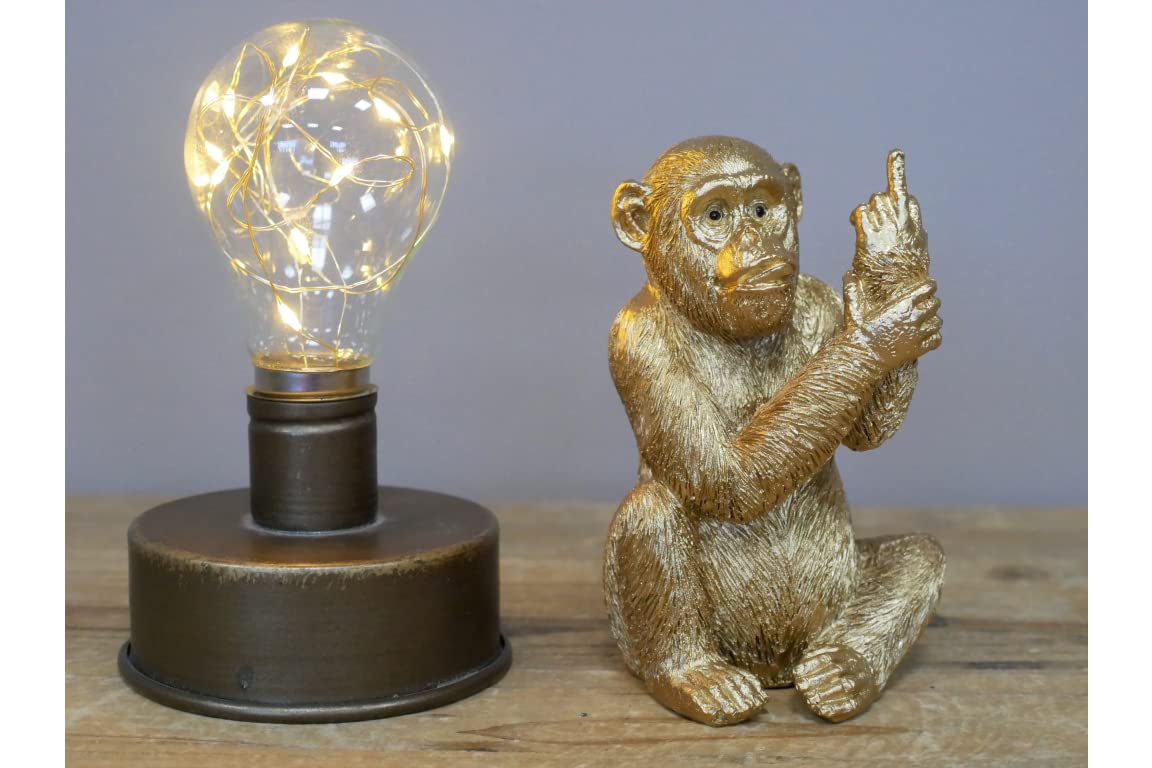 Kabouter met middelvinger Goud - Nakiche Koi