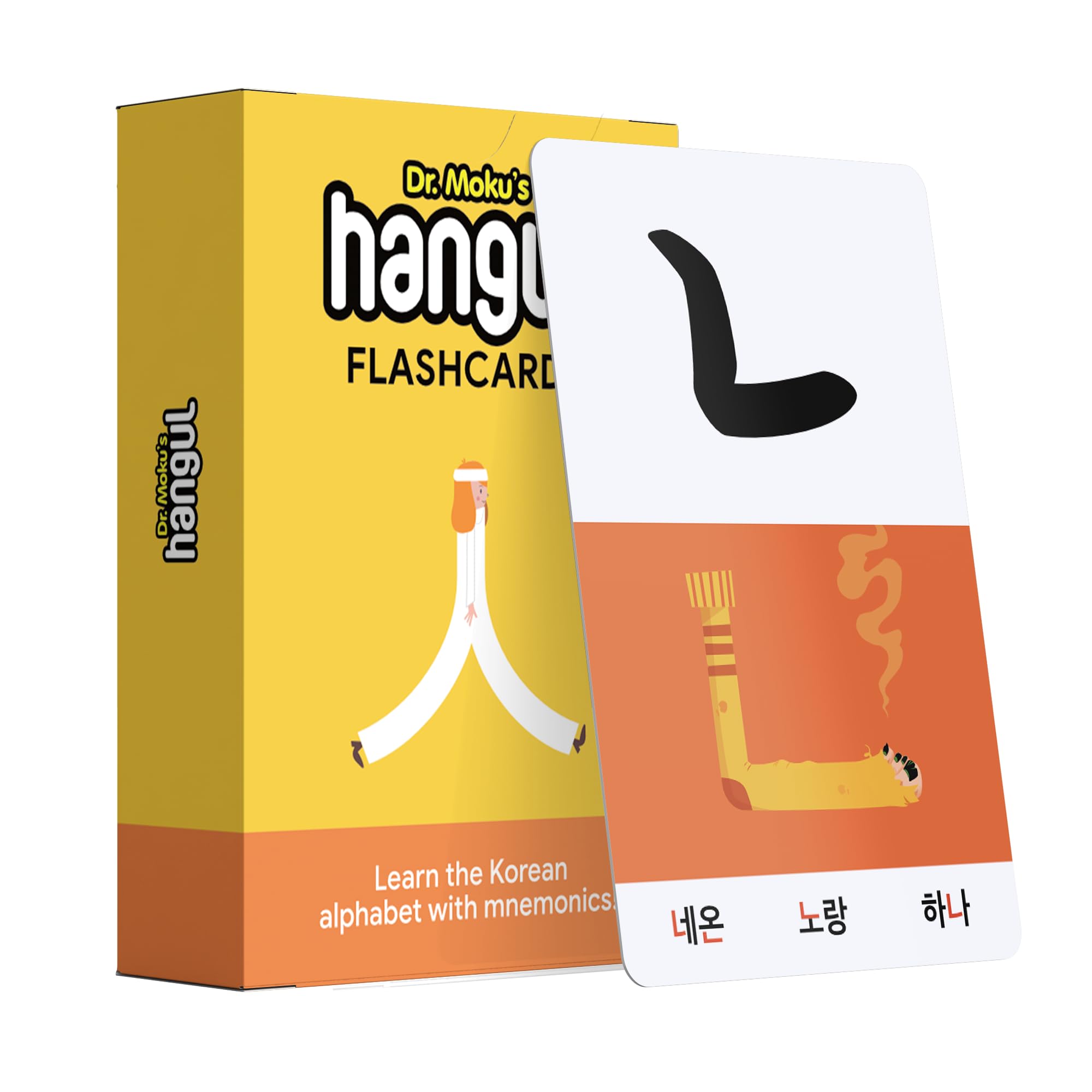 Dr. Moku Hangul Flashcards - Learn The Korean Alphabet with