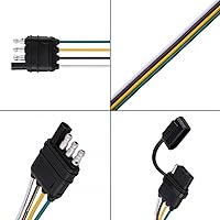 Vista 7 de Arnés de extensión de enchufe para tráiler de 4 cables