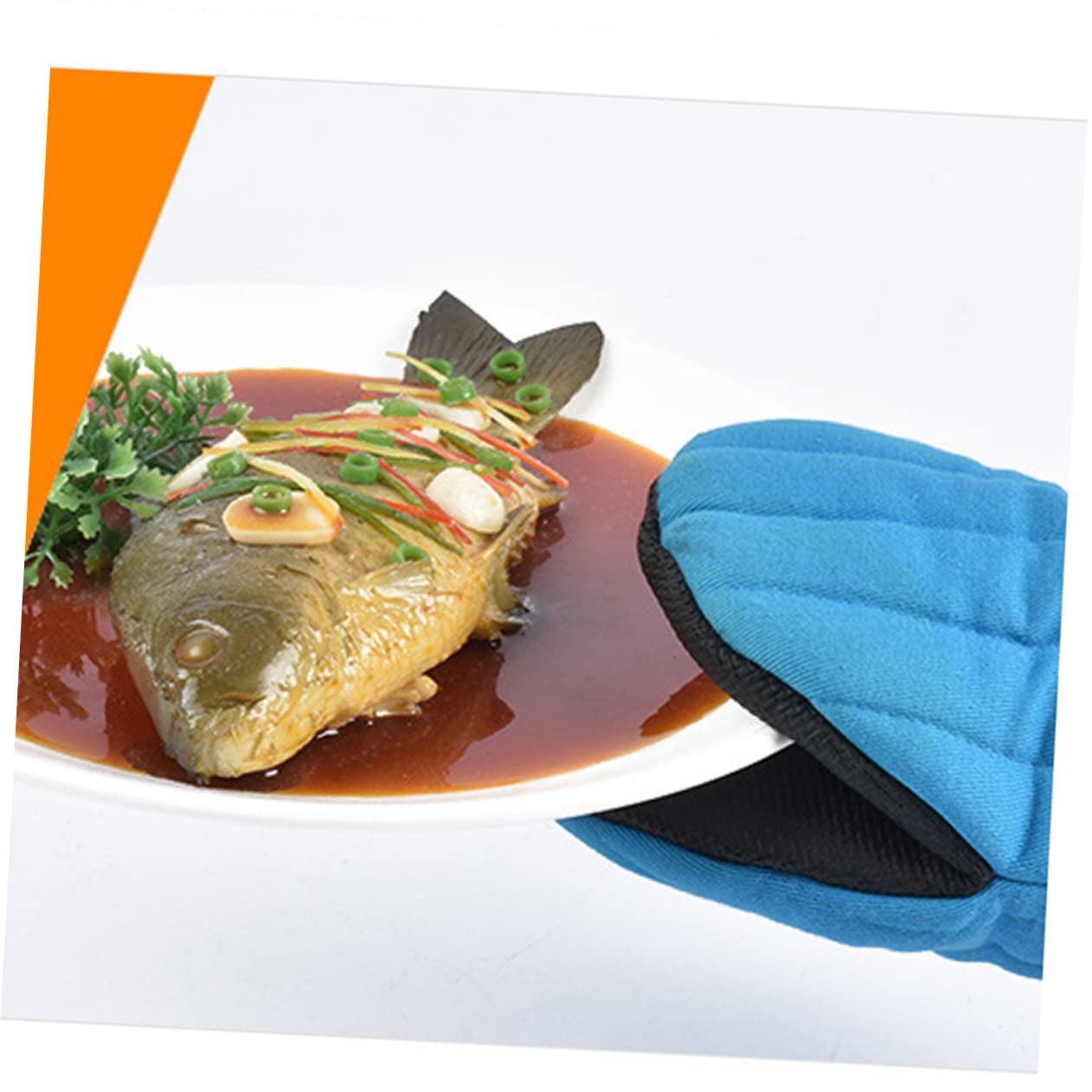 TOPBATHY 3 Manoplas De Algodón para Horno Resistentes Al Calor Y con Aislamiento para Microondas Agarre Ergonómico para Uso Familiar.