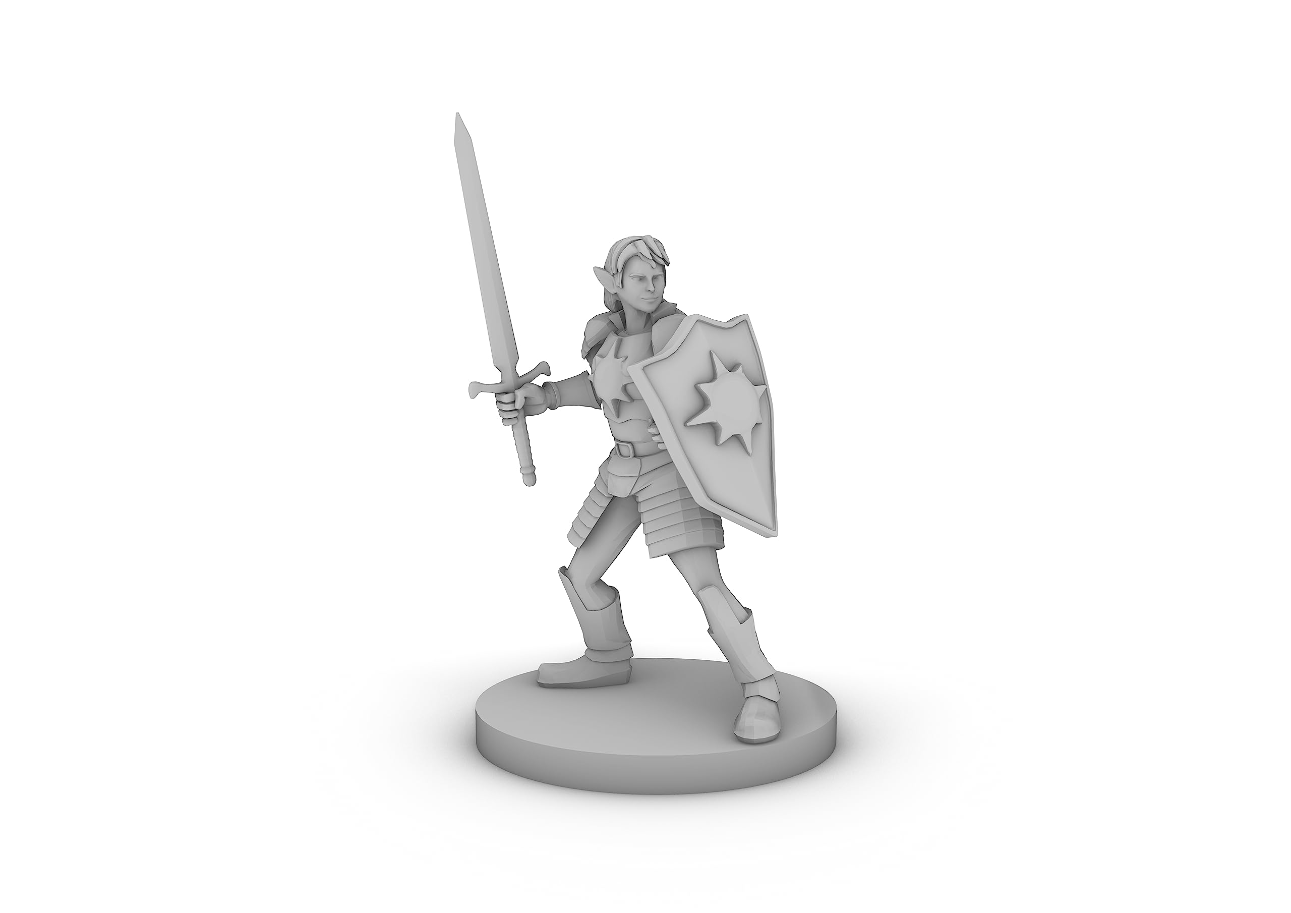 Amazon.com: Female Elf Light PAladin With Sword and Kite Shield Amazon.com: Female Elf Light PAladin With Sword and Kite Shield
