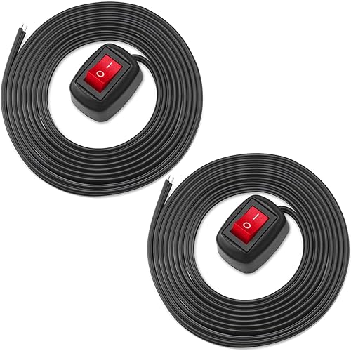 Miniatura 25 de Interruptor basculante para coche, interruptor de encendido y apagado, interruptor de botón pulsador de CC de 12 V, interruptor de tira de luz LED