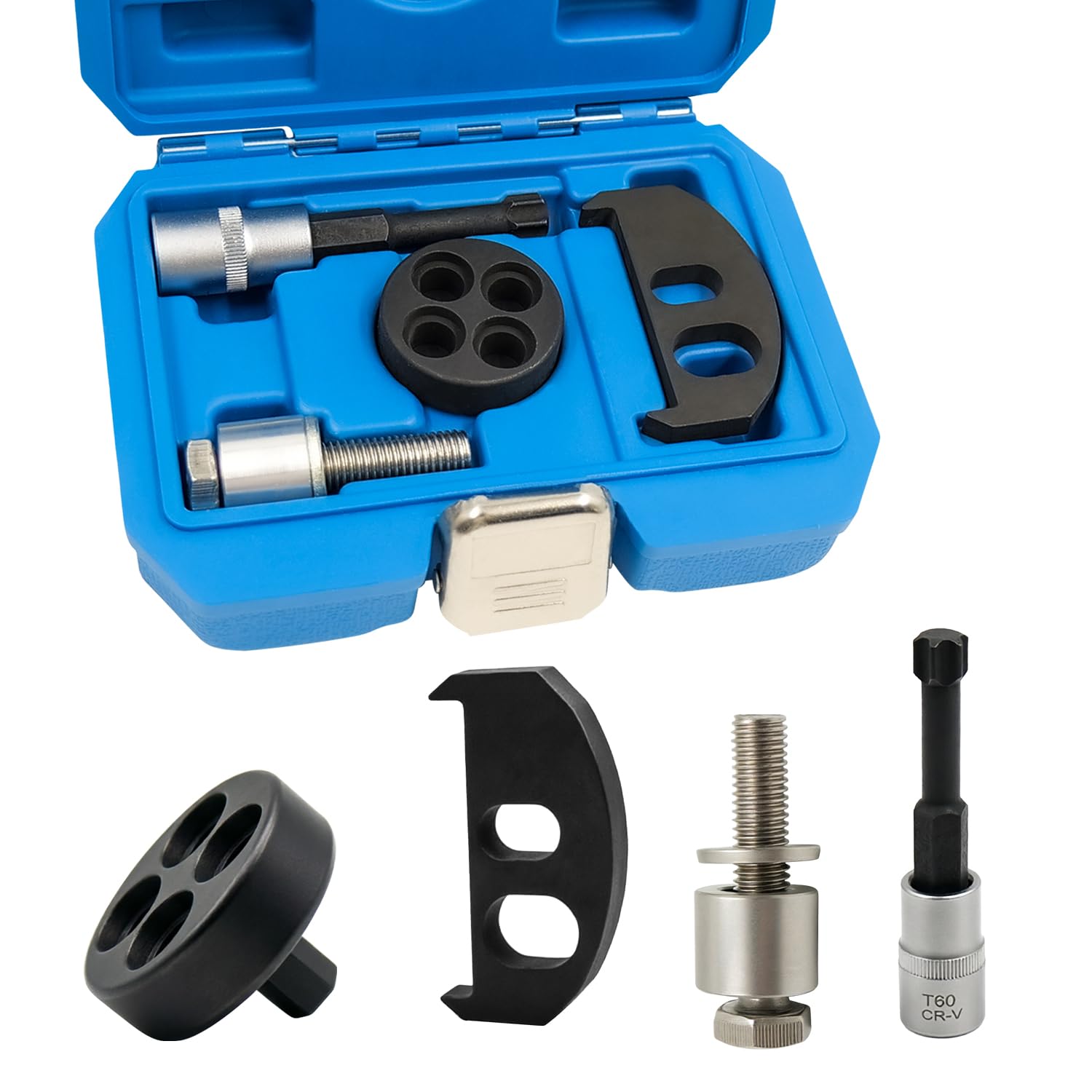 Amazon.com: JEUCLEL 4PCS Crankshaft Turning Holding Tool Kit