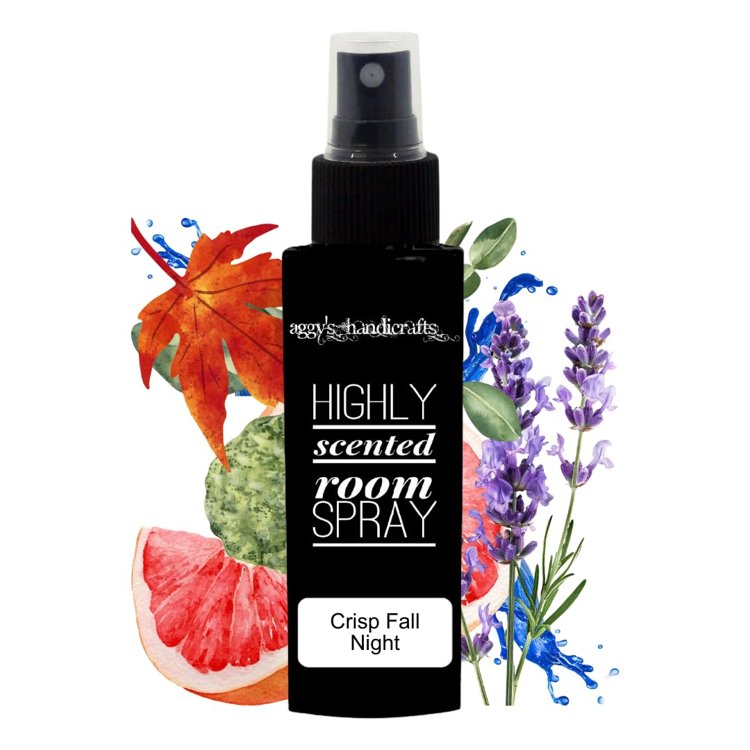CRISP FALL NIGHT Handmade Highly Scented Room Spray (Travel Size)