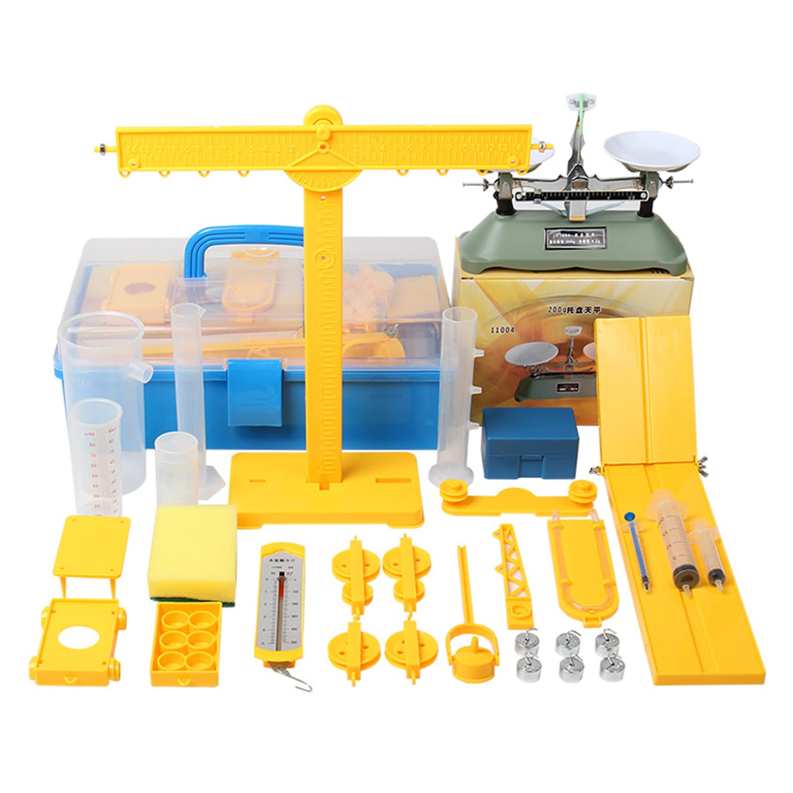 Set Completo Esperimenti Meccanica E Fisica. Sussidio Portatile Per L'insegnamento Della Dinamica Per Laboratori Scientifici E Formazione. Set Interattivo Per L'insegnamento Della Fisica.