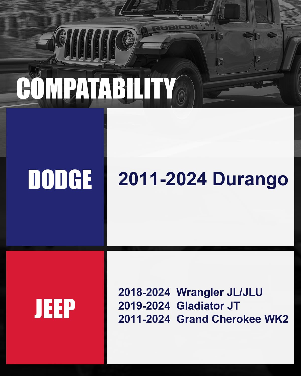 Richeer Distanziali Ruota 5x127 Mm Per Jeep Wrangler JK JKU (2007-2017), Grand Cherokee WJ WK (1999-2009), Commander XK (2006-2010) - 4 Pezzi Da 50 Mm, Foro 71,5 Mm