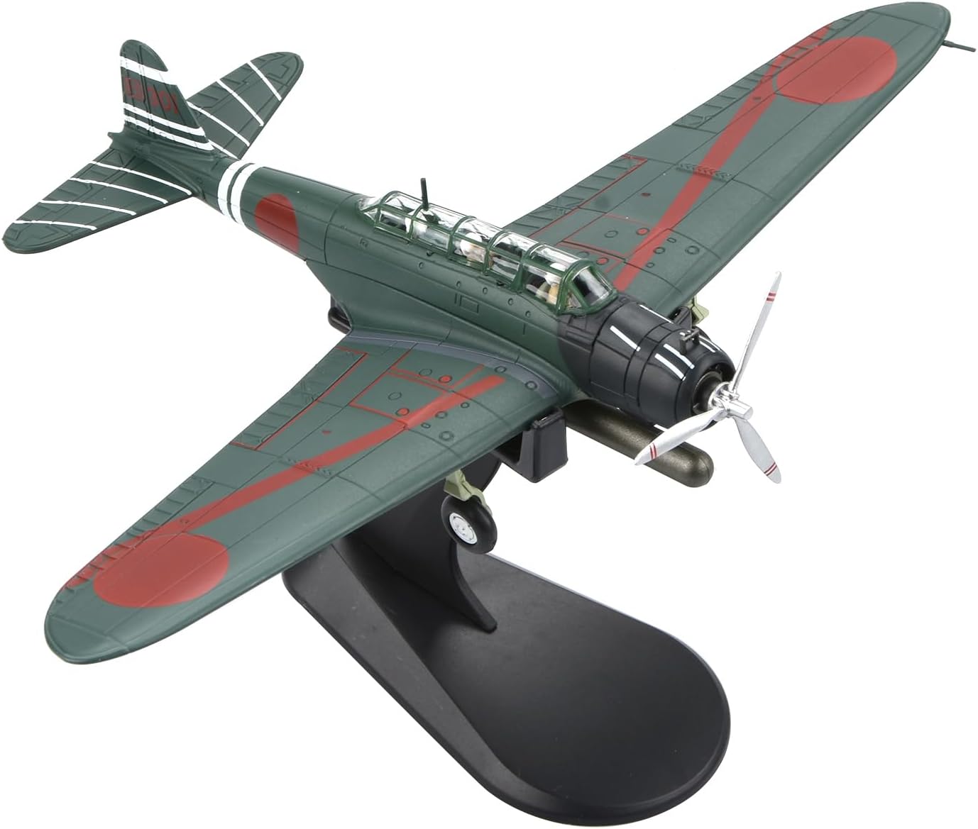 1:72 WWII日本海軍97式B5N2艦載魚雷爆撃機モデル航空機キット、コレクションとギフトモデル用