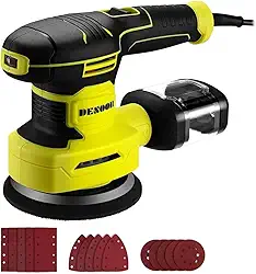 Lixadeira Orbital Elétrica Multiuso 3 em 1 350W 220V Com Substituível Redonda Cuadrada En Forma De Rata 7000-13000 Rpm 6 Velocidades Coletor De Pó