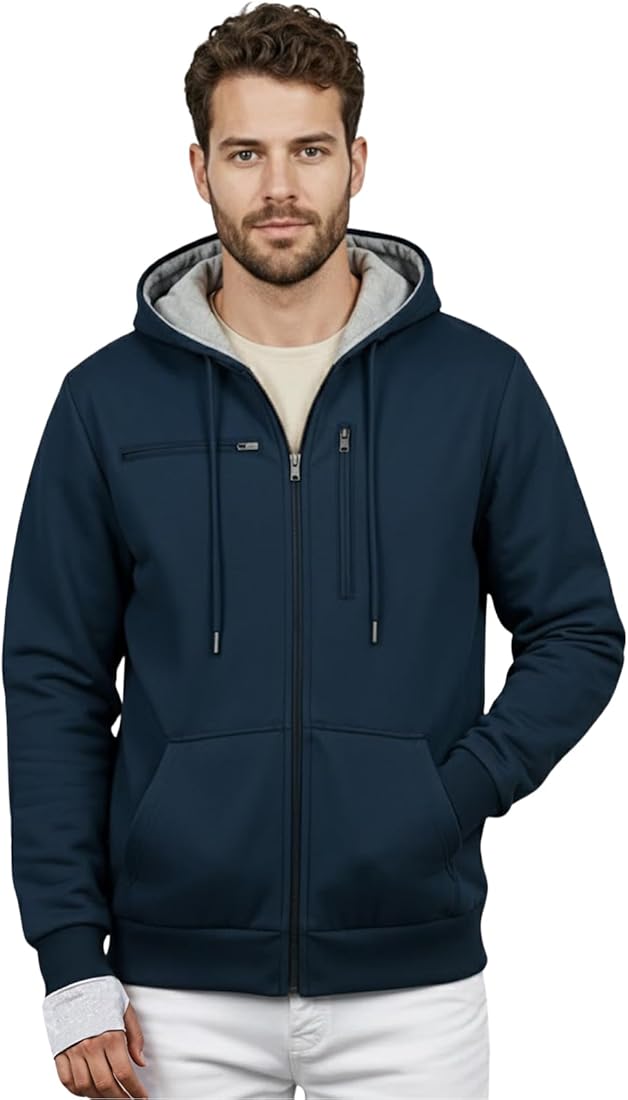 Buy ADRO Travel Hoodie for Men | Mens Multi Utility Zipper Hoodies