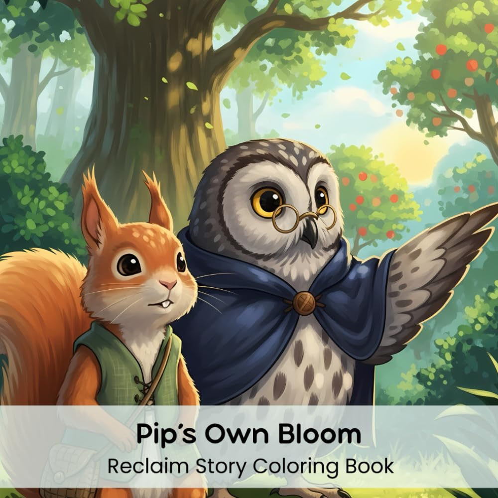 Pip's Own Bloom: Reclaim Story Coloring Book (8.5 x 8.5”)